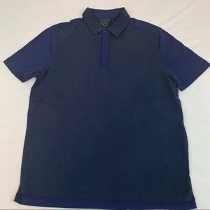 Quinn men’s short sleeve polo shirt navy blue